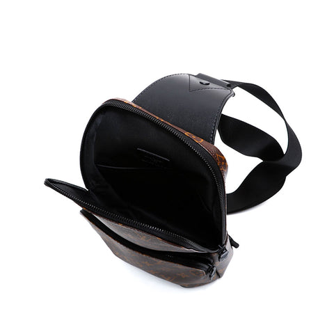 ルイ・ヴィトン LOUIS VUITTON モノグラムマカサー アヴェニュースリングバッグ ショルダーバッグ ブラウン WS21675