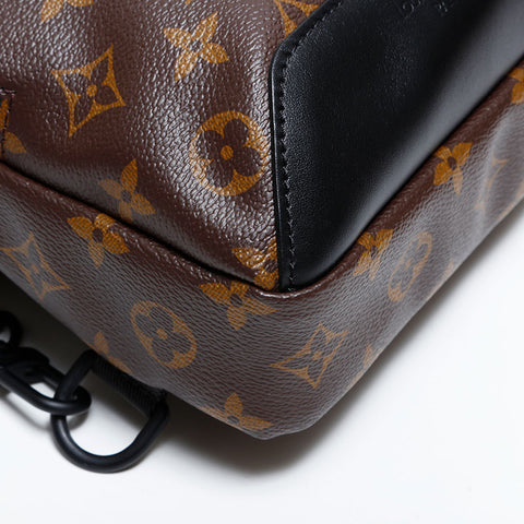 LOUIS VUITTON Monogram Macassar Avenue Sling Bag Shoulder Bag Brown WS21675