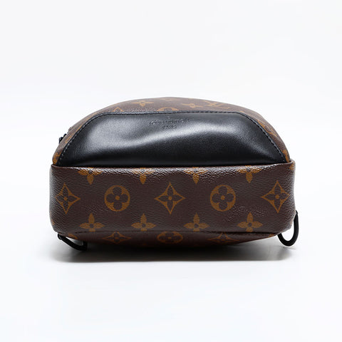 LOUIS VUITTON Monogram Macassar Avenue Sling Bag Shoulder Bag Brown WS21675