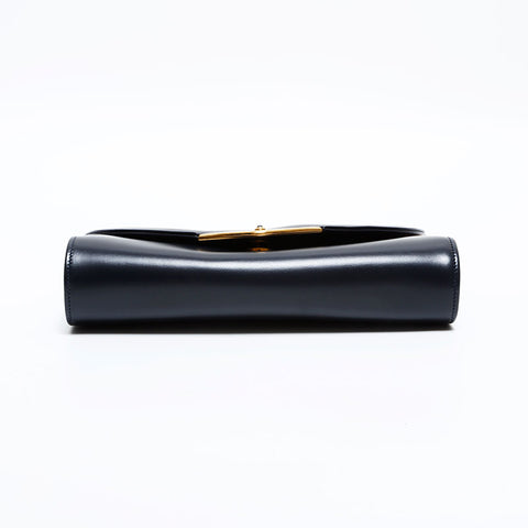 極美品 カルティエ CARTIER レザー 2way チェーン サファイアライン ミニ ショルダーバッグ ブラック WS21676