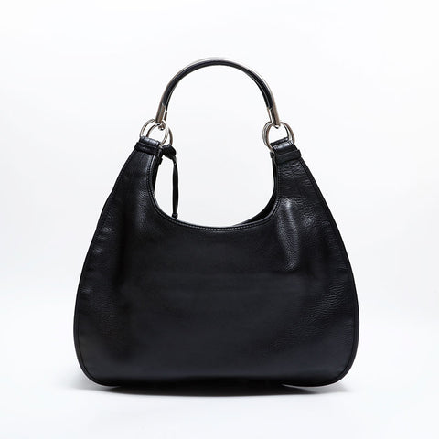 Christian Dior leather Shoulder Bag black WS21678