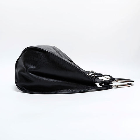 Christian Dior leather Shoulder Bag black WS21678