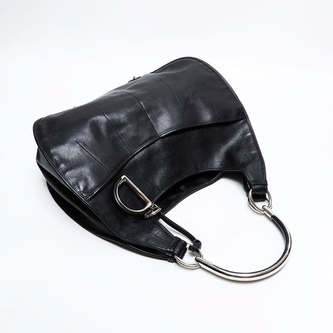 Christian Dior leather Shoulder Bag black WS21678