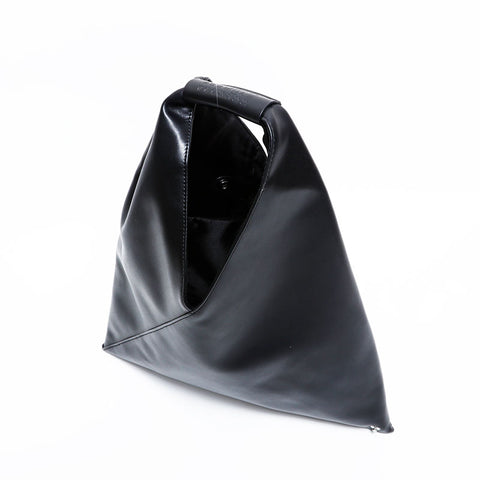 MM6 Maison Margiela Small Japanese Leather Bag Tote Bag black WS21683