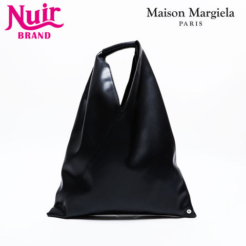 MM6 Maison Margiela Small Japanese Leather Bag Tote Bag black WS21683