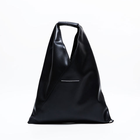 MM6 Maison Margiela Small Japanese Leather Bag Tote Bag black WS21683