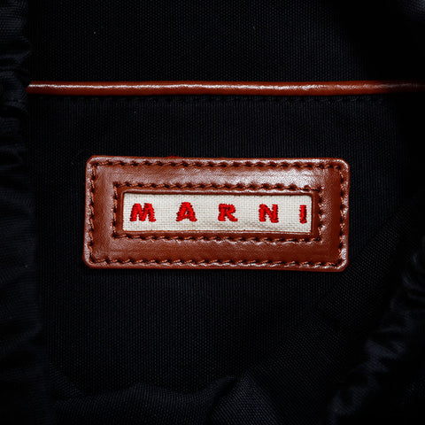 MARNI Museo Mini Leather Museo Nano 2way Shoulder Bag Brown WS21684