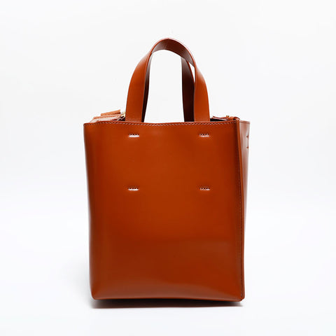 MARNI Museo Mini Leather Museo Nano 2way Shoulder Bag Brown WS21684