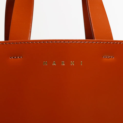 MARNI Museo Mini Leather Museo Nano 2way Shoulder Bag Brown WS21684