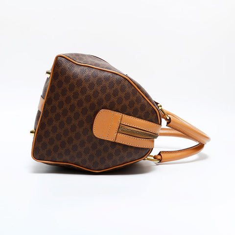 CELINE Macadam PVC Boston bag Brown WS21685
