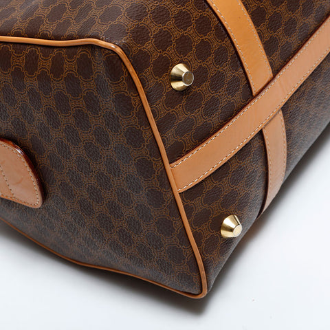 CELINE Macadam PVC Boston bag Brown WS21685