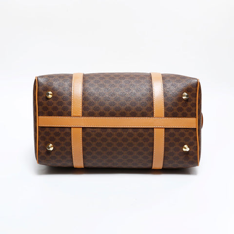 CELINE Macadam PVC Boston bag Brown WS21685