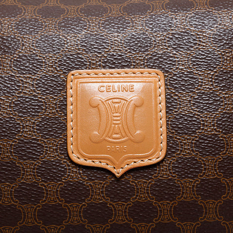 CELINE Macadam PVC Boston bag Brown WS21685