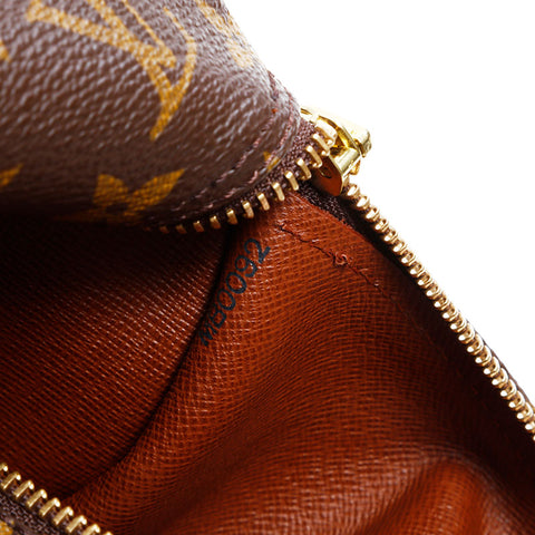 LOUIS VUITTON 2002 Monogram Papillon 30 Boston Bag Shoulder Bag Brown WS21686