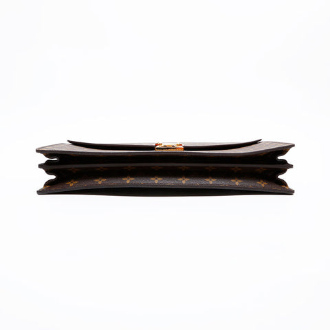 LOUIS VUITTON 2005 Serviette Conseiller Monogram Briefcase Business Bag Handbag Brown WS21691