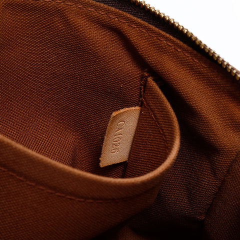 LOUIS VUITTON 2006 Monogram Rivet Pochette Accessories Shoulder Bag Brown WS21692
