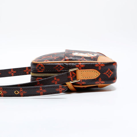 LOUIS VUITTON 2018 Monogram Catgram Shoulder Bag Brown WS21694