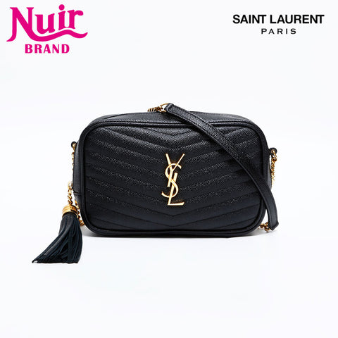 YVES SAINT LAURENT Lu Mini Camera Bag Shoulder Bag black WS21698