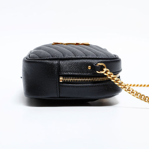 YVES SAINT LAURENT Lu Mini Camera Bag Shoulder Bag black WS21698