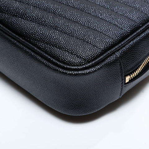 YVES SAINT LAURENT Lu Mini Camera Bag Shoulder Bag black WS21698