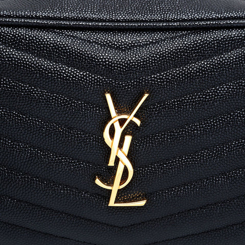 YVES SAINT LAURENT Lu Mini Camera Bag Shoulder Bag black WS21698