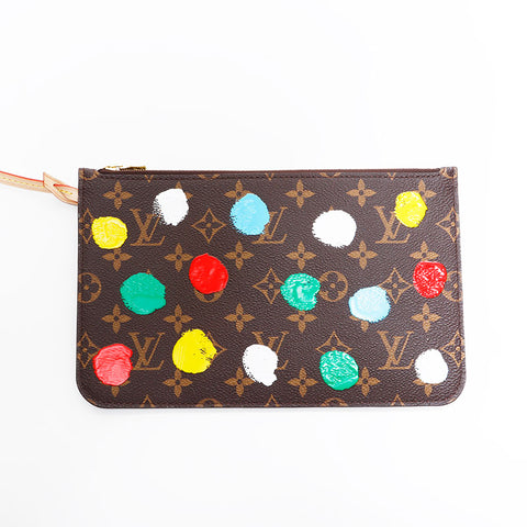 LOUIS VUITTON 2023 × Yayoi Kusama Neverfull Tote Bag Brown WS21702
