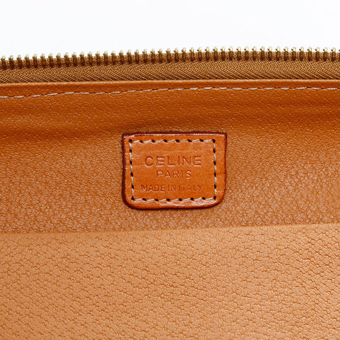 CELINE Macadam PVC Clutch bag Brown WS21703