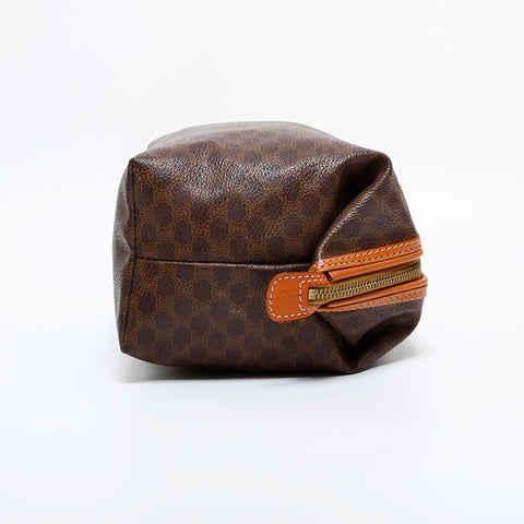CELINE Macadam PVC Clutch bag Brown WS21703