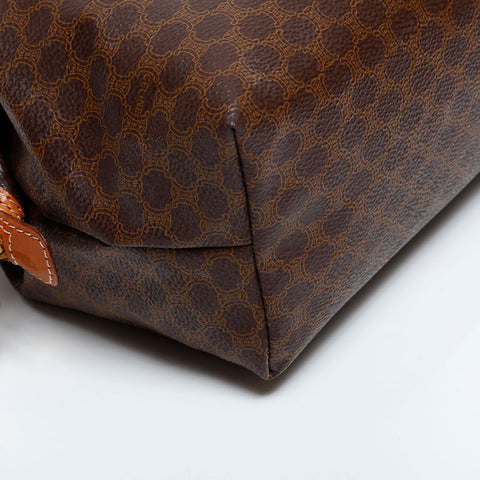 CELINE Macadam PVC Clutch bag Brown WS21703