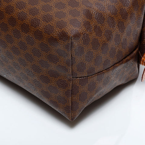 CELINE Macadam PVC Clutch bag Brown WS21703