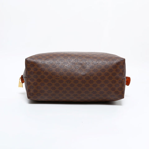 CELINE Macadam PVC Clutch bag Brown WS21703
