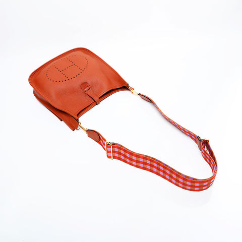 HERMES Evelyn 3 29 PM Z stamp 2021 Taurillon Clemence Shoulder Bag Brown WS21704