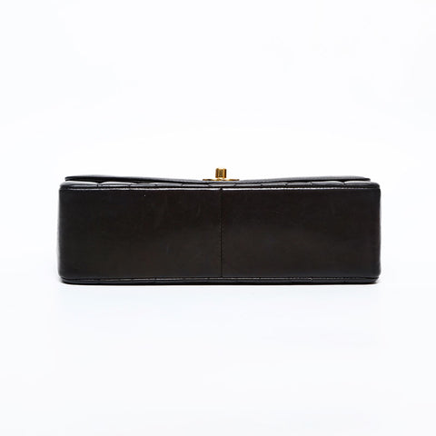 CHANEL No. 3 Lambskin Diana 1994-1996 Shoulder Bag black WS21705