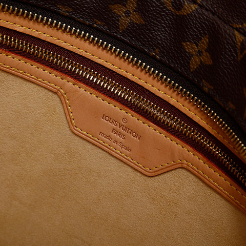 LOUIS VUITTON Monogram 2001 Luco Tote Bag Brown WS21706