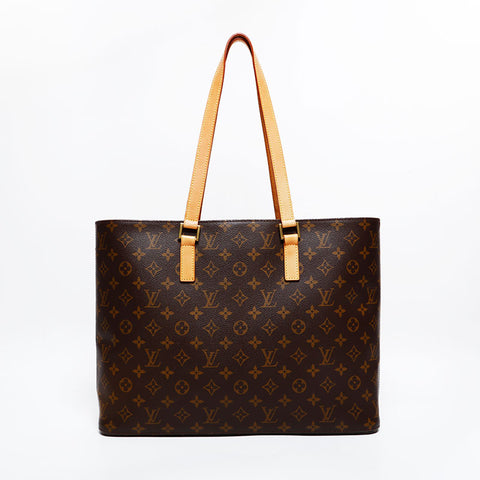 LOUIS VUITTON Monogram 2001 Luco Tote Bag Brown WS21706