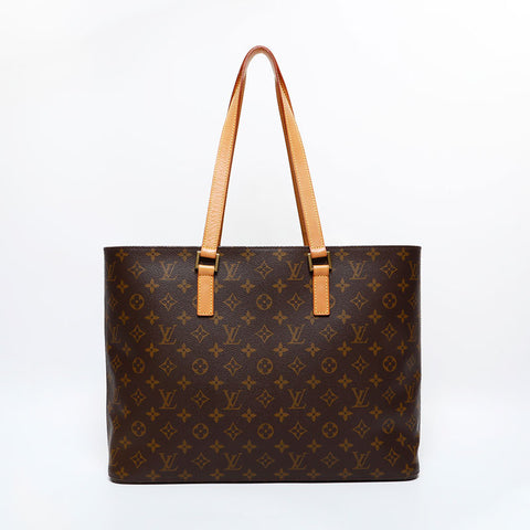 LOUIS VUITTON Monogram 2001 Luco Tote Bag Brown WS21706