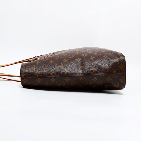 LOUIS VUITTON Monogram 2001 Luco Tote Bag Brown WS21706