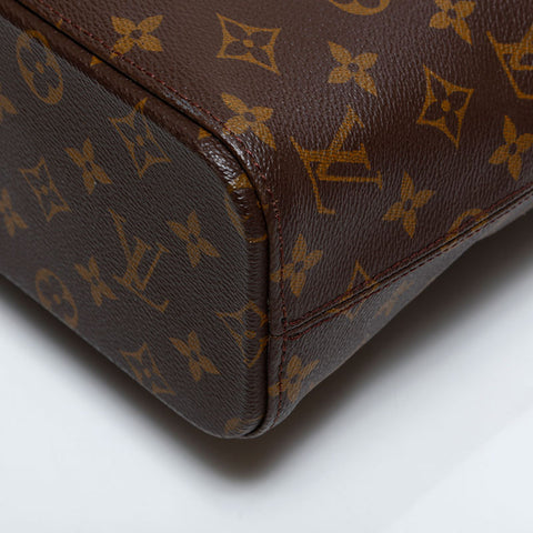LOUIS VUITTON Monogram 2001 Luco Tote Bag Brown WS21706