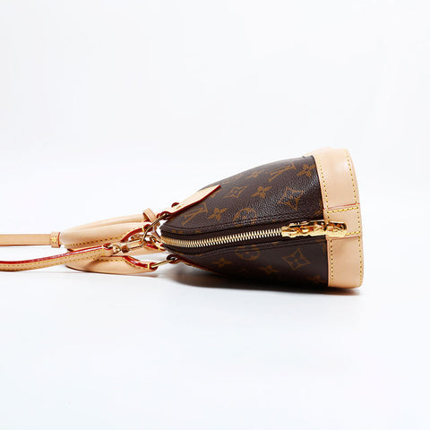 LOUIS VUITTON Monogram Alma BB 2way Shoulder Bag Brown WS21708