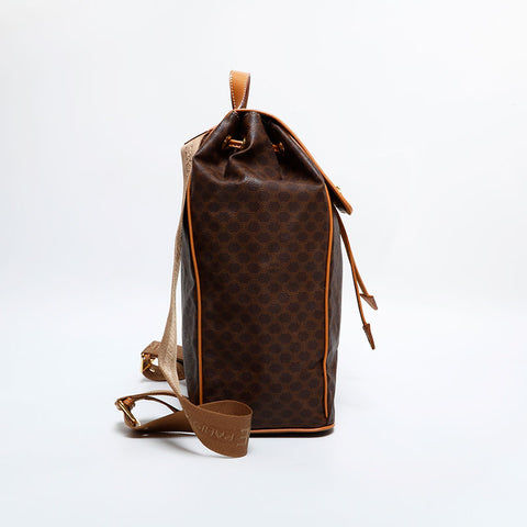 CELINE Macadam PVC Backpack Â· Daypack Brown WS21710