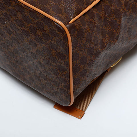 CELINE Macadam PVC Backpack Â· Daypack Brown WS21710