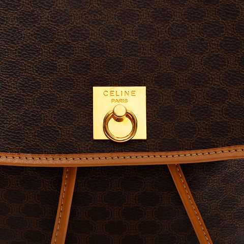 CELINE Macadam PVC Backpack Â· Daypack Brown WS21710