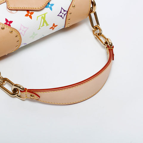 ルイ・ヴィトン LOUIS VUITTON 2007年製 マルチカラー モノグラム マリリン PM ショルダーバッグ ホワイト WS21722