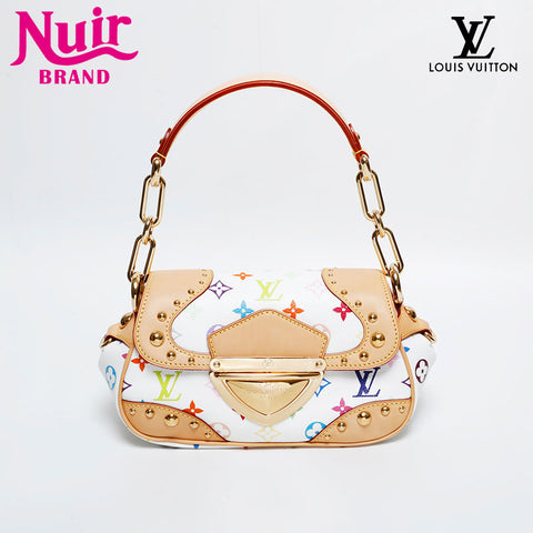 LOUIS VUITTON 2007 Multicolor Monogram Marilyn PM Shoulder Bag white WS21722