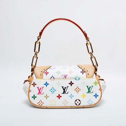 LOUIS VUITTON 2007 Multicolor Monogram Marilyn PM Shoulder Bag white WS21722