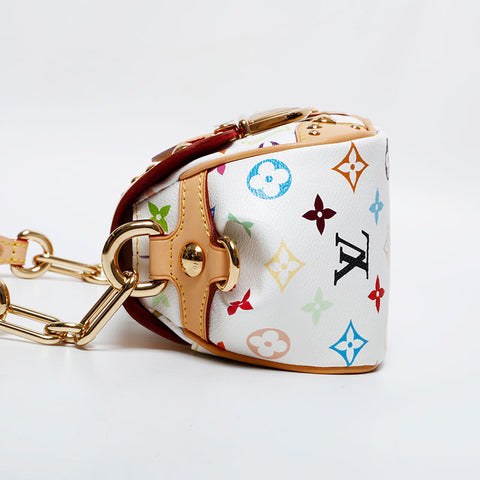 LOUIS VUITTON 2007 Multicolor Monogram Marilyn PM Shoulder Bag white WS21722