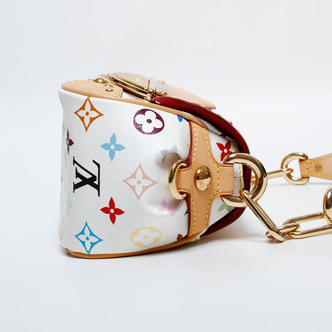 LOUIS VUITTON 2007 Multicolor Monogram Marilyn PM Shoulder Bag white WS21722