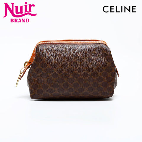 CELINE Macadam PVC Pouch Brown WS21723