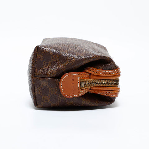 CELINE Macadam PVC Pouch Brown WS21723