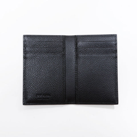PRADA Safiano leather Card Case gray WS21727